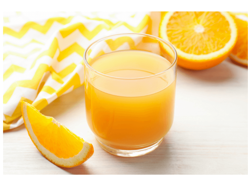 Zumo de naranja natural